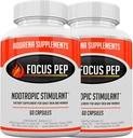 2 Pack- Over The Counter Stimulants to Speed Up Naturalmente: Studiare integratori energetici alternativi e migliori per l'aumento del cervello nootropico, 120 pillole