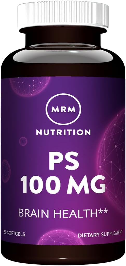 MRM Nutrition PS 100mg | Phosphatidylserine | Brain Health | Memory + Learning | Gluten-Free | 60 Serve