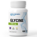 Puregen Labs Glycine 1000mg [High Potency] 100 capsule vegetariane, promuove il sonno sano | No Harmful Additivi | Non OGM, NO Gluten and Dairy | Made in USA - 100 Serve