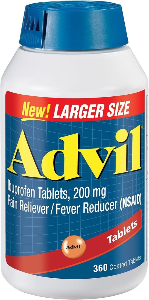 360 Advil compresse rivestite 200 Mg di dolore Reliever