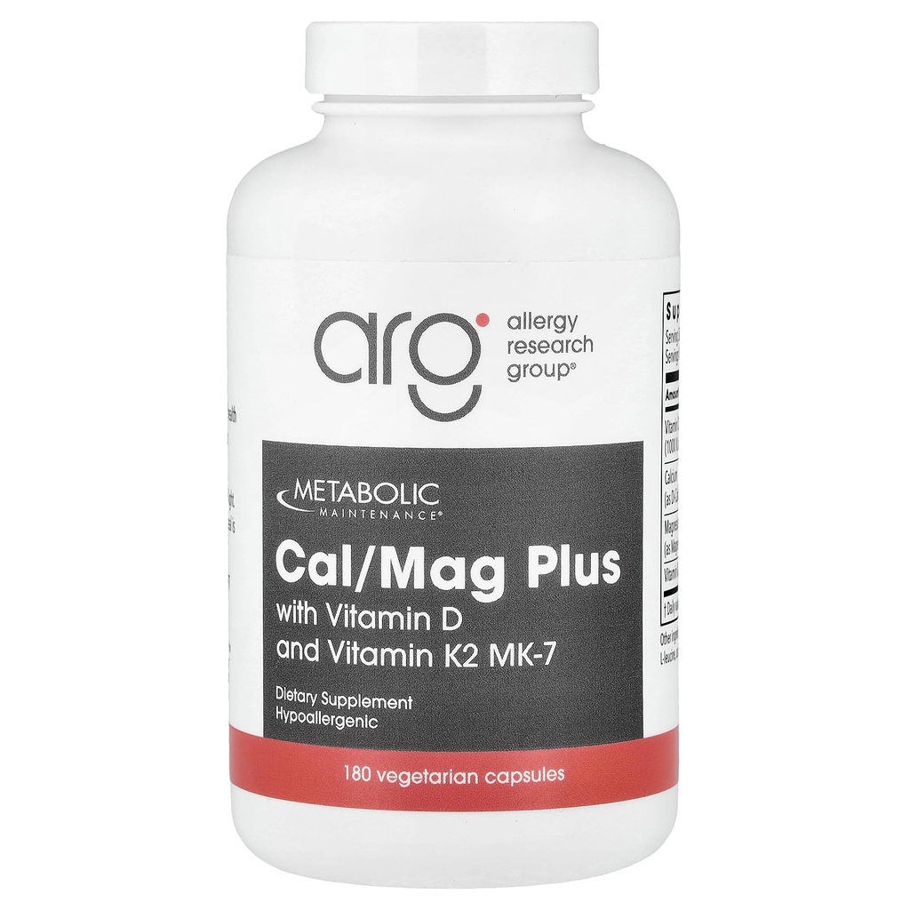 Manutenzione metabolica - Cal/Mag Plus w/Vitamin D & K2 180 cappucci