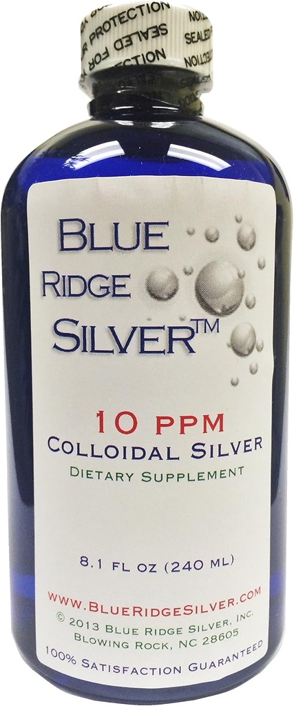 10 ppm 8 oz Colloidal Silver Natural Immune Support Health Supplemento
