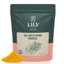 Lily of the Valley Sea Buckthorn Powder - Rhamnus Cathartica - No Aggiunto Zucchero - Tart Berry Taste - Vegan & Gluten-Free - Imballato in Sacchetto Resealable (4oz, 113g)