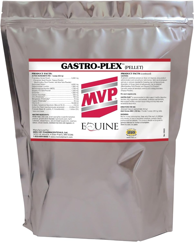 Gastro-Plex (12 lb) Supporta la salute e la digestione di Hindgut in cavalli