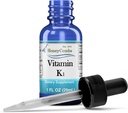 Vitamina K1 Gocce liquide - Made in USA - Natural High Potency Phylloquinone per gli uomini, le donne, i bambini, e i neonati Grande per i cerchi sottoocchi scuri - Bulk Sizes Disponibile anche