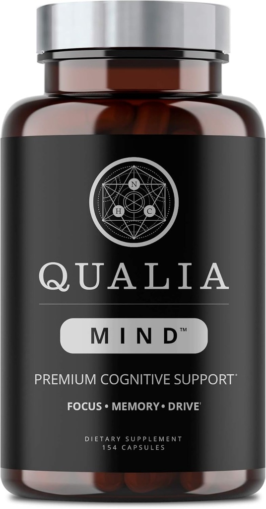 NEUROHACKER COLLECTIVE Qualia Mind Nootropics 154 ct | Top Brain Supplement per memoria, messa a fuoco, energia mentale