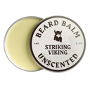 Balm Cuscinetto Vichingo Striking per gli uomini - Lasciare in Condizionatore di Cuscinetto - Balm di stiratura Realizzato con Butter di Beard naturalemente Derived, Olio di Argan & Jojoba (2 Ounce (Pack of 1), Non profumato)