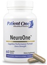 Paziente One NeuroOne | Supplemento alla memoria di supporto, cognizione, mood e messa a fuoco* | con Citicolina, Acetyl-L-Carnitina, Gingko e altro | 60 capsule