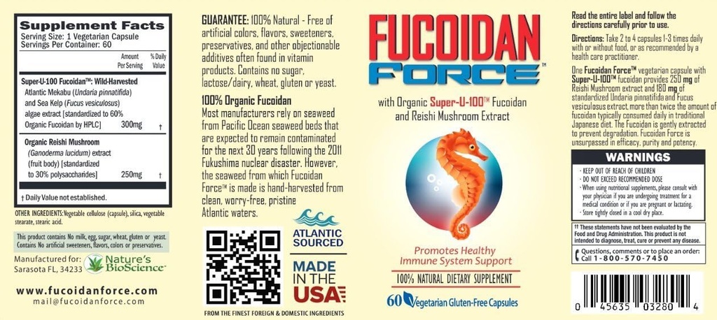 FUCOIDAN FORCE® - Confezione 24 bottiglie