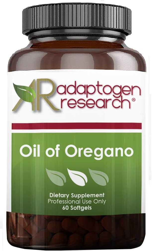 Olio di Origano Softgels - Integratore Olio d'Origano con Carvacrol Altamente Concentrato - Supporti Detergente Intestinale - Pillole Piccolo (60 Softgels) Oro