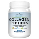 Polvere di peptidi di collagene di AMANDEAN (17.6oz). Grass-Fed Hydrolyzed Protein Supplement. Promuove articolazioni sane, pelle, capelli, unghie. Non aromatizzato e facile da mescolare.