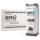ENU Nutrition Shakes - 20g Protein | 400 Calorie - Meal Sostituzione per il guadagno di peso (Chocolate, Confezione da 24)