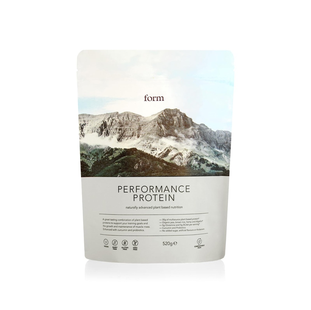 Proteine di Prestazioni di Forma - Polvere proteica vegana - 30g di proteine vegetali per porzione, con BCAA e enzimi digestivi. Post Workout perfetto. Tastes Grande con Solo Acqua! (Chocolate Hazelnut)