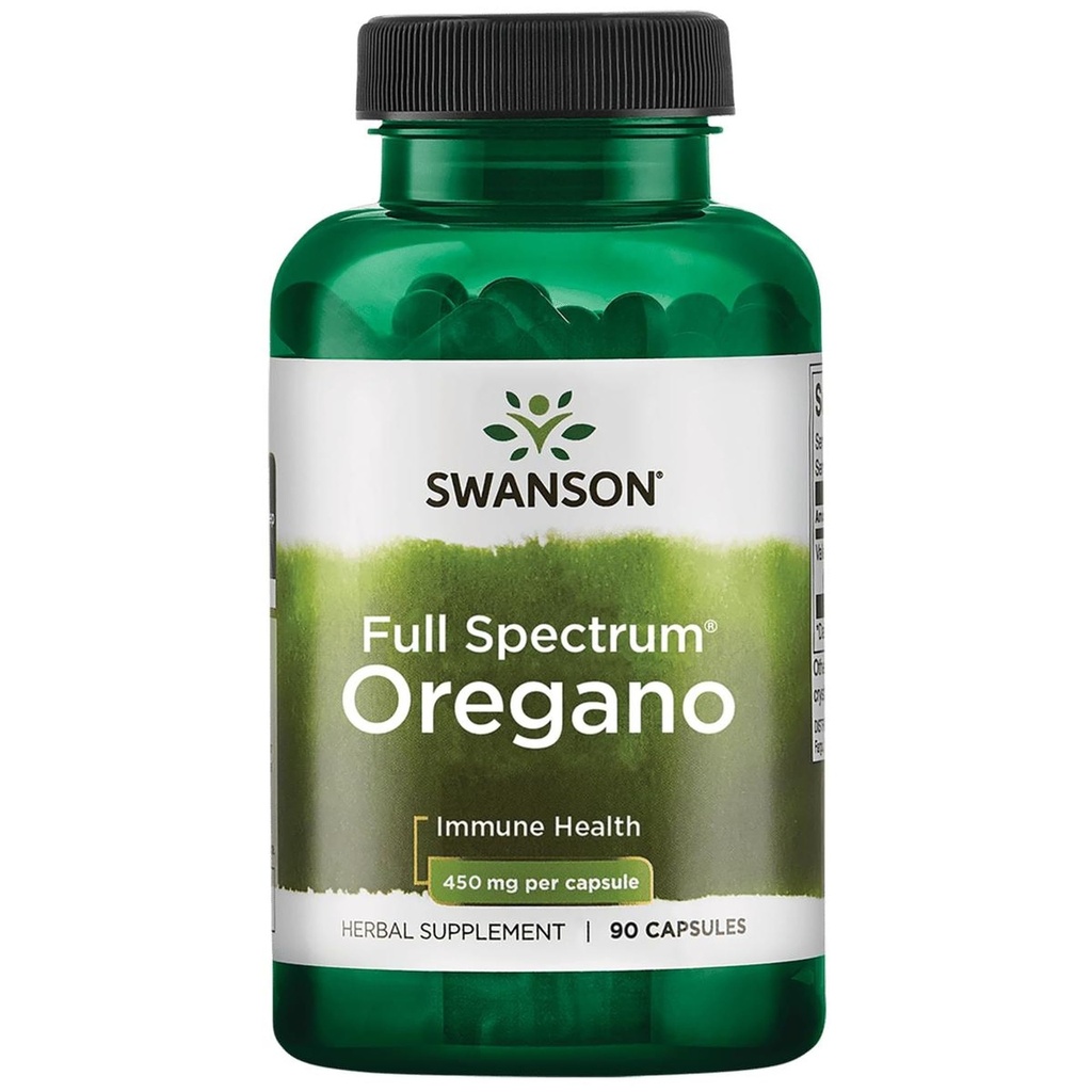 Swanson Oregano 450 Milligrammi 90 capsule