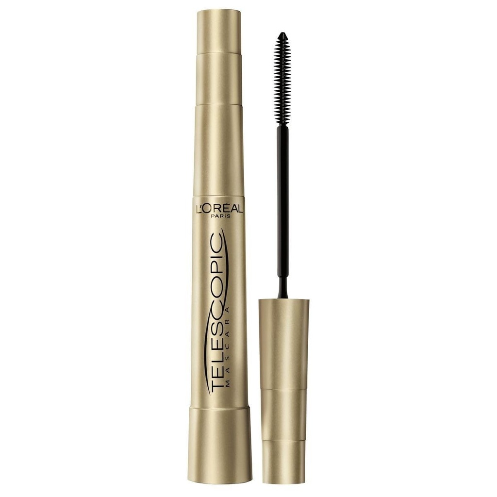 2 x L'Oreal Paris Telescopic ad alta precisione flessibile 8ml Mascara - Nero