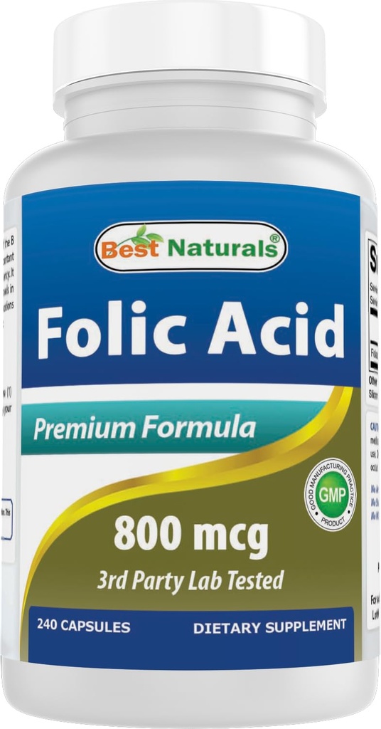 Migliori naturali acido folico 800 mcg 240 capsule
