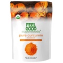 FEEL GOOD Superfoods Pure Curcumin Powder, Organico, Non OGM, Vegan da Bulk terra radice curcuma dall'India, Curcuma Longa Joint Supplement, 5 oz