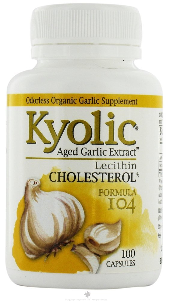 Formula Kyolic 104 Estratto di aglio invecchiato con capsula di lecitina - 100 per confezione -- 3