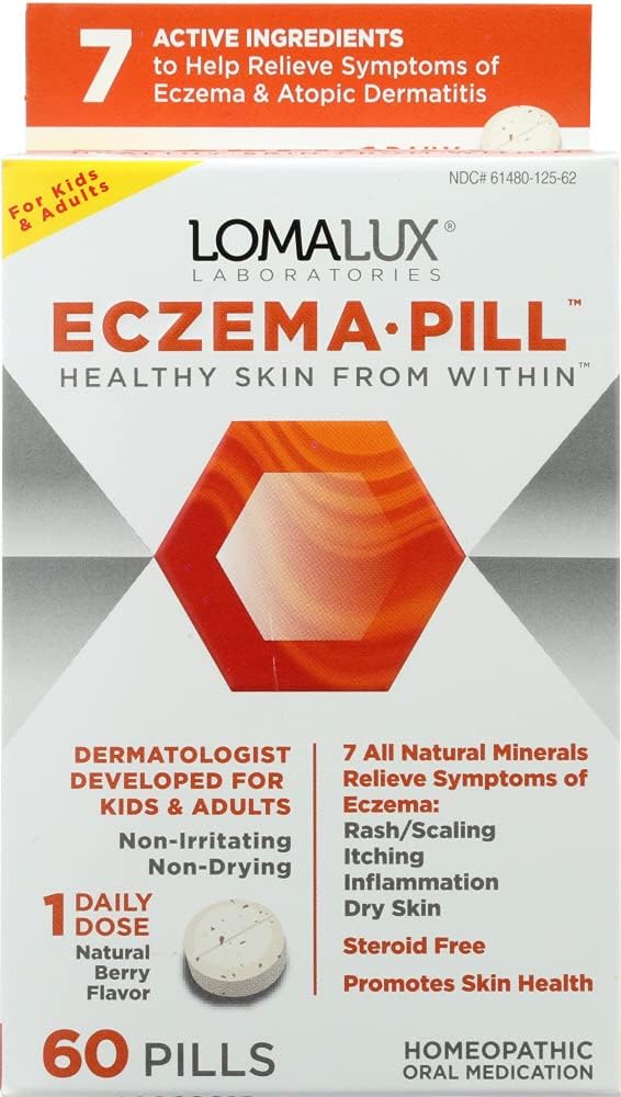 Loma Lux Laboratories Integratore omeopatico, Eczema, 60 Conte (3 Confezione)
