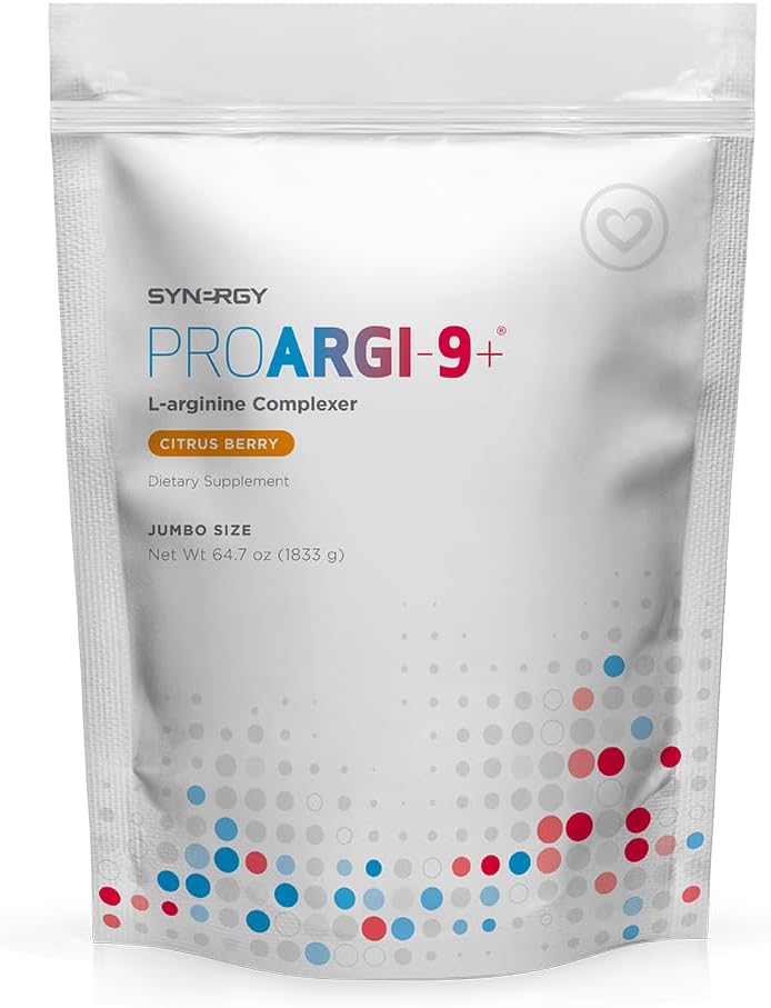 Synergy ProArgi-9 Plus L-Arginine Complexer Integratore alimentare - Citrus Berry Jumbo - 64.7 Oz