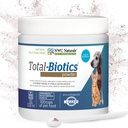 NWC Naturals Total-Biotics, Cat & Dog Probiotics for Digestive Health with Prebiotic, Unflavored Probiotics for Dogs & Cats, Supplemento per Gut, Skin, Coat, Stomach Relief, 100 Servings, 2.22 once