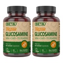 DEVA Vegan Glucosamine-MSM-CMO & integratore alimentare - Gluten Free Plant Based Nutritional Supplement - 90 compresse (Pack of 2)