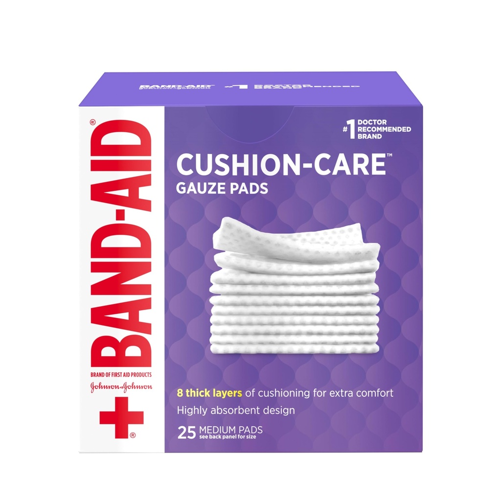Ditta Band-Aid Pastiglie medie, 3x3 pollici (Pack di 25)
