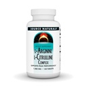 Fonte Naturals L-Arginina L-Citrulline Complex, 120 compresse, 1000 mg