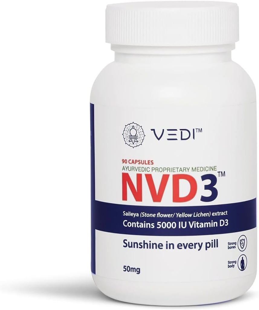 Vitamina D3 | 5000IU | Supplemento per Bone & Joint Support - Migliora l'assorbimento del calcio | Salute e immunità | Vegan & Vegetarian Friendly