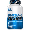 Evlution Nutrition Triple Strength Omega 3 Fish Oil - Burpless Fish Oil EPA DHA Omega 3 Supplemento in Easy to Swallow Citrus Flavor Softgels - Enteric Coated Fish Oil Supplement - 120 Count