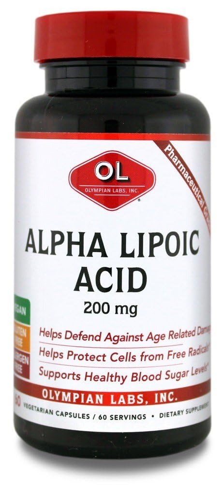 OLYMPIAN LABS acido lipoico alfa 200 Mg, 0,15 sterline