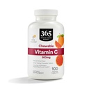 365 da Whole Foods Market, Chewable Vitamin C 500mg, Natural Citrus Flavor, Vegan, 100 compresse