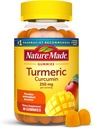 Curcumina di curcuma curcuma 250mg per il servizio, supplemento dietetico per il supporto antiossidante, 60 Gummies, alimentazione di 30 giorni