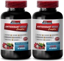 antiossidante multivitamina - ANTIOXIDANT MEGA COMPLEX 1440 MG - Resveratrolo complesso, Acai berry pillole, Trans-resveratrolo, Goji berry pillole, capsule di estratto di melograno, Mangosteen - 2B 120 capsule