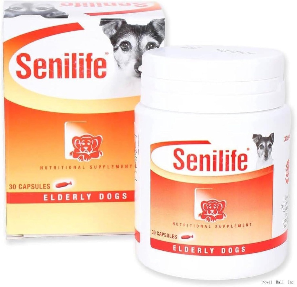 Supporto funzione del cervello Aging Pet supplemento nutrizionale /D59010B Senilife supplemento nutrizionale per cani anziani (fino a 50 lbs)- 30 / scatola