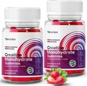 yanxiao Creatina Monoidrato Gummies 5g per gli uomini e le donne, Formula anti-Melting, Zucchero Free Creatine Chews for Muscle Growth and Strength, Contiene vitamina C e altri nutrienti (120 Conte)