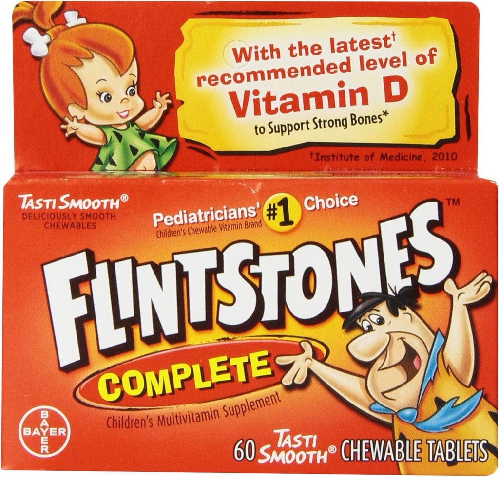 Flintstones completa bambini chewable supplemento, 60 conte