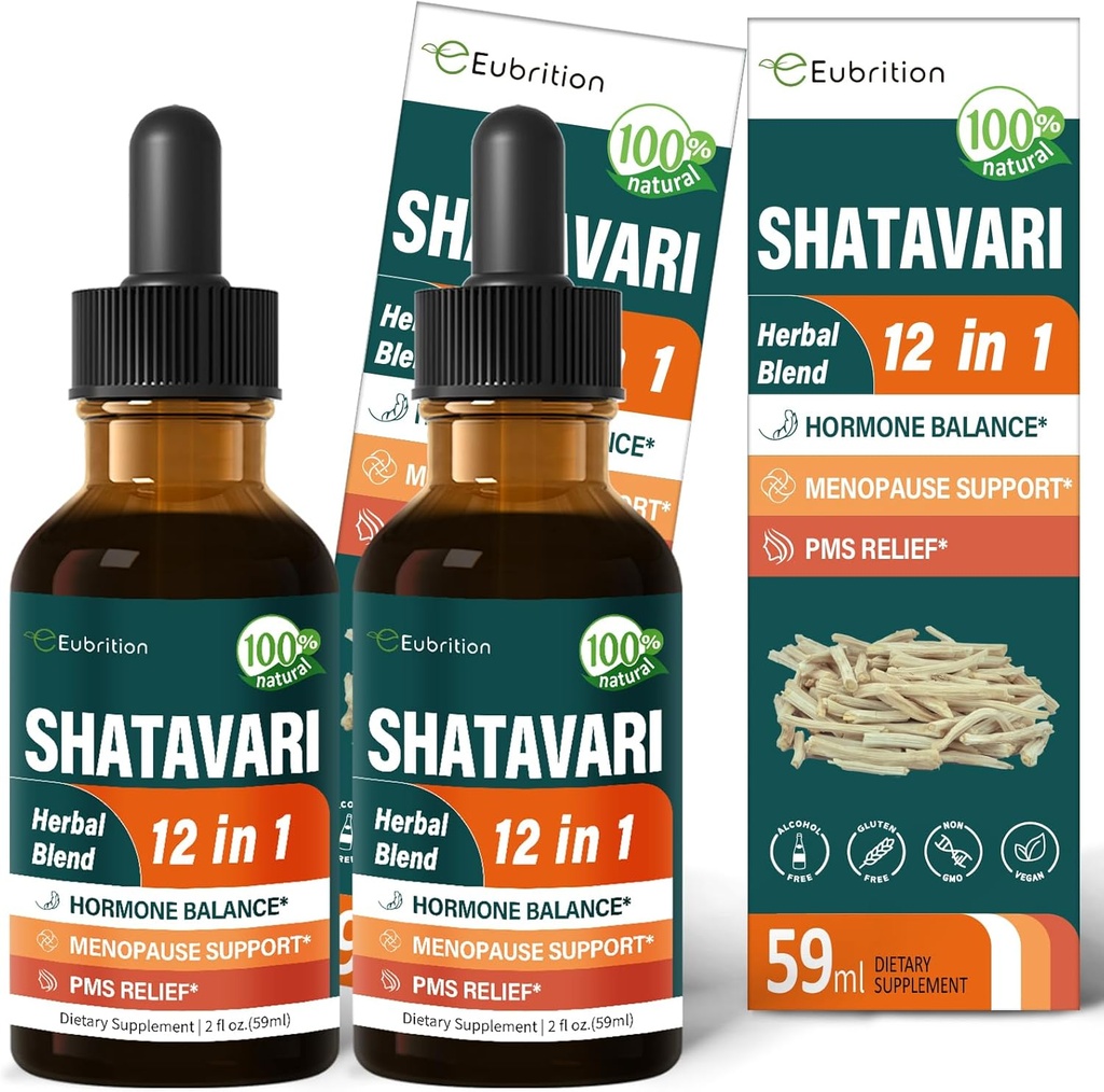 Shatavari Estratto di ormone gocce di Armonia per le donne Estrogen Balance, Clover rosso, Dong Quai & Nero Cohosh Supplemento per Menopause Relief, PMS Support w/Wild Yam, Vitex Berry. 4 oz