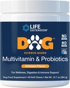 Estensione della vita Cane Multivitamin & Probiotics - Supplemento al cibo per cani per la salute generale, la digestione e il supporto immunitario - Vitamine, Pro Blendbiotic, Colostrum (Bovine) - 90 Soft Chews