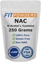 NAC polvere N-Acetyl L-Cysteine polvere Scoop incluso (250 Gram)