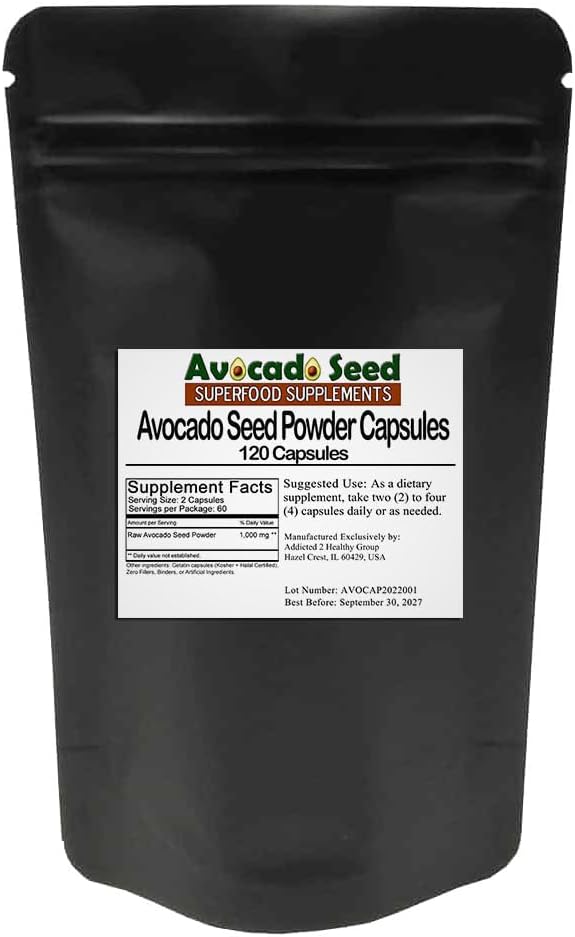 Avocado Seed Capsule - 120 Conte