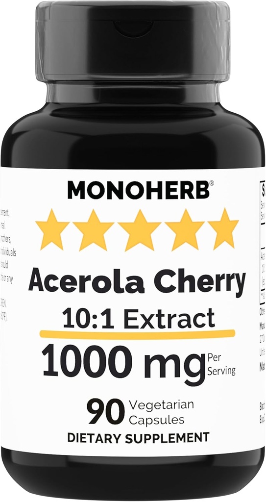 MONOHERB Acerola Cherry Extract 1000 mg - 90 capsule