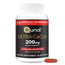 Qunol CoQ10 200mg Softgels, Ultra CoQ10 - Ultra High Absorption Coenzyme Q10 Integratori - Supplemento antiossidante per la produzione di energia e di salute vascolare e cardiaca, 90 Conte