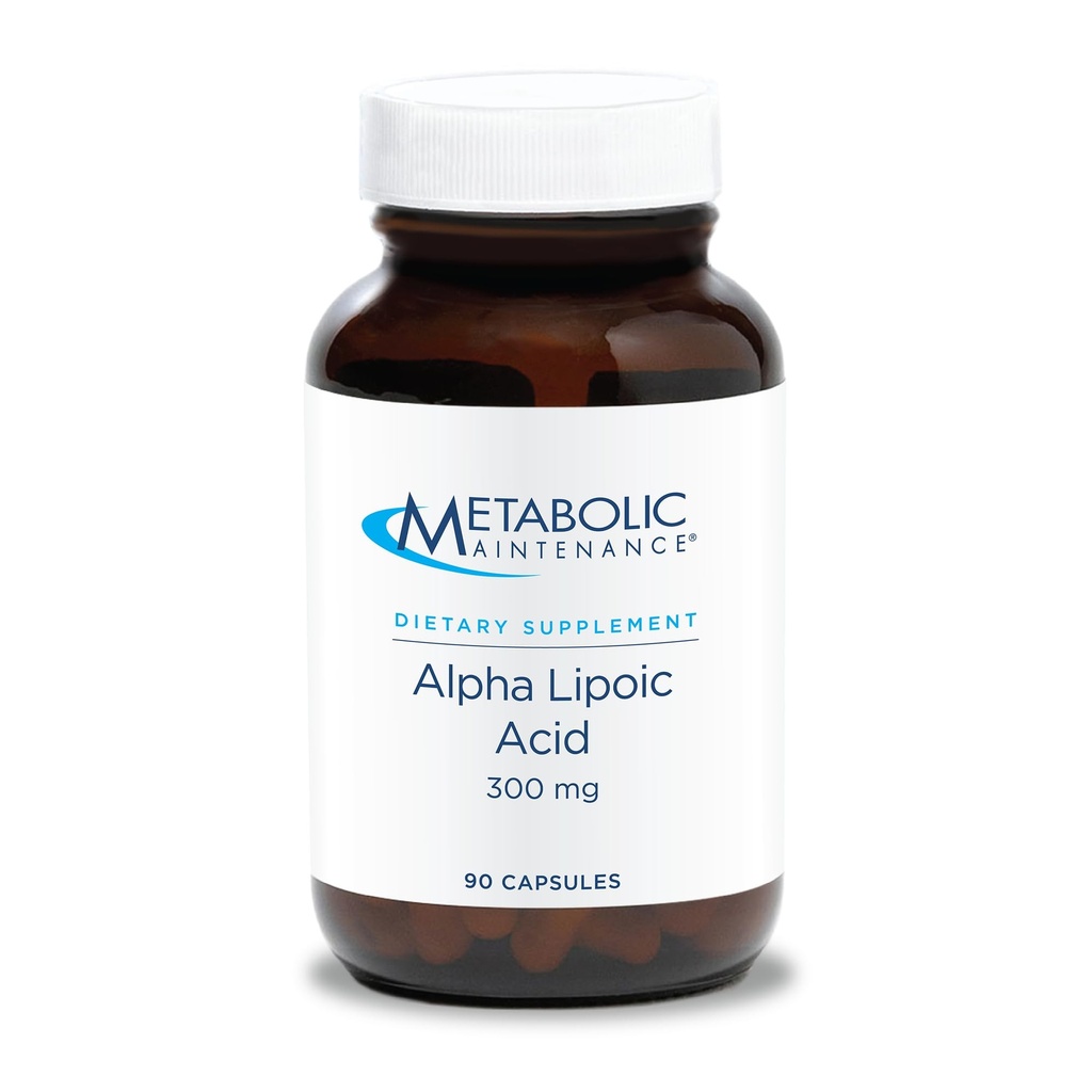 Acido lipoico alfa - 300mg ALA Supplemento - Supporto antiossidante per Nerve + Liver Health (90 capsule)