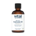 Vital Nutrients - Ultra Pure Cod Liver Oil 1025 (Pharmaceutical Grade) - 100% Pure Norwegian Cod Liver Oil - 200 ml per Bottiglia
