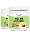 NaturalSlim Magicmag Pure Magnesium Citrate Powder Stress, costipazione, muscolo, salute del cuore e sonno | Raspberry Lemon Magnesium Supplement - 8oz Drink Mix (2 Pack)