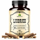 Radice di liquirizia 100 capsule – Pure Organic Glycyrrhiza Glabra – Integratore di erbe per il comfort digestivo & Total Wellness – Non-GMO & Additive-Free