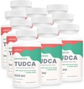 Integratori di fegato di TUDCA 1000mg - 600 capsule vegane, miscela di erbe di cardo di latte con acido Fulvic e Humic per fegato, salute digestiva