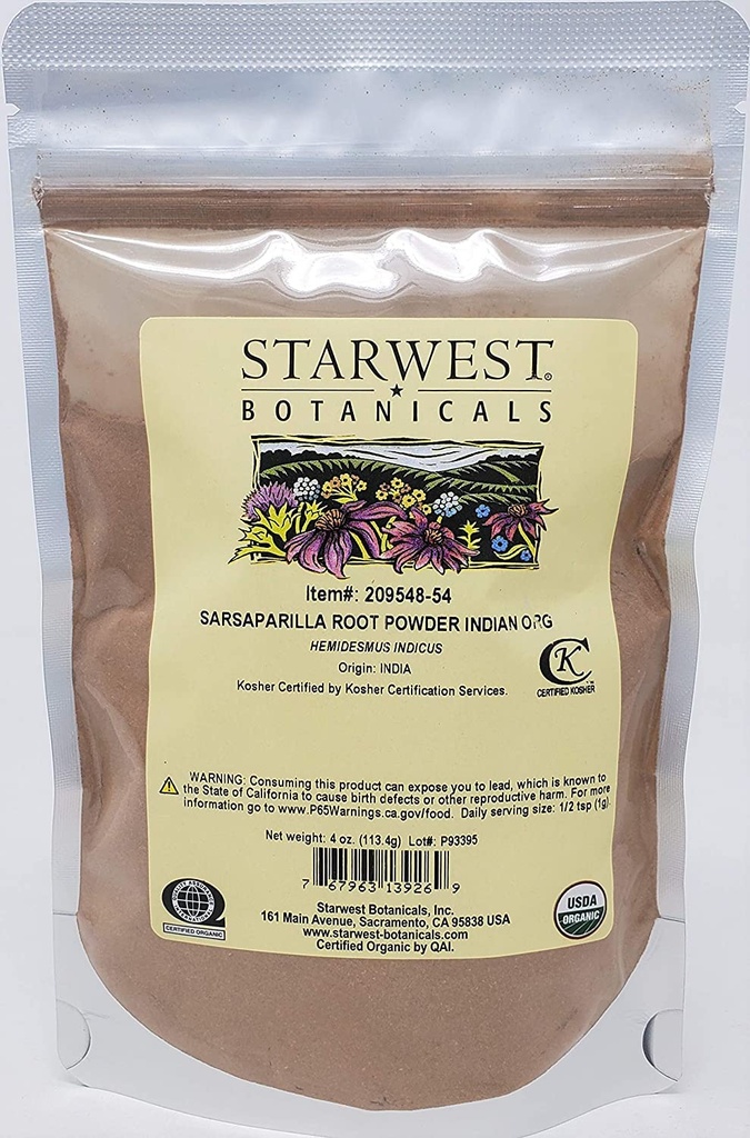 SARSAPARILLA PWD ORG 4 OZ