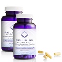1650mg L-Glutathione Complex con acido ialuronico, acido lipoico alfa, HIPS rosa, vitamina E & Riboflavin, supporto antiossidante, idratazione della pelle e benessere, Made in USA – 90 Capsule x 2 bottiglie